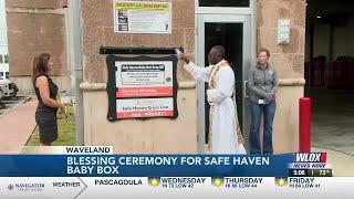 Ceremony held to bless Waveland's new Safe Haven Baby Box