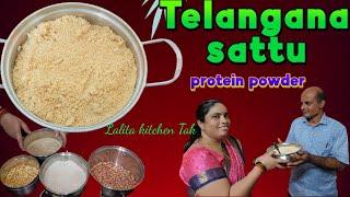 Telangana Dasara special sattu #Lalitha kitchen talk  Hindi  cooking channel #