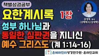 [요한계시록] 1장 | (계 1:14-16) 성부 하나님과 동일한 심판권을 지니신 예수 그리스도