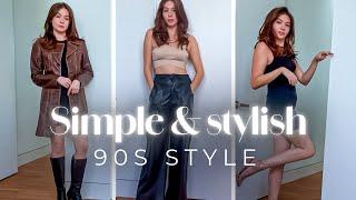 Unlocking 90s Minimalist Style: Effortless Outfit Ideas