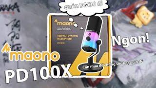 MAONO PD100X | Lựa chọn Micro giá 1tr sử dụng cho tương lai dài lâu? | Hướng dẫn tải và dùng Driver