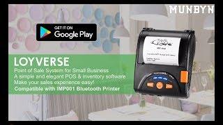 MUNBYN Start Using Loyverse POS Free Android APP with IMP001 Bluetooth Printer!