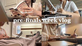 pre-finals week vlog: high school diaries ss. 2 ep. 13 | studying for exams, being super productive!