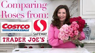 Comparing Roses for Valentine's Day from Costco, Trader Joe's and Safeway