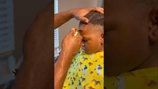 PEACH McINTYRE  IS SO PROUD OF HER  HUSBAND  3rd TIME CUTTING THEIR SONs HAIR 