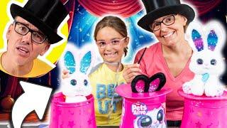 MATILDE ESTRAE IL CONIGLIO dal Cilindro con Magic Bunnies