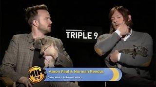 'Triple 9's' Norman Reedus, Aaron Paul, Casey Affleck Talk Cops and Criminals