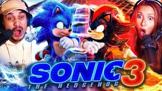 SONIC THE HEDGEHOG 3 (2024) MOVIE REACTION - SONIC VS SHADOW WAS NUTS - FIRST TIME WATCHING - REVIEW