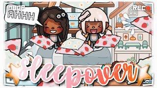 ️ | AESTHETIC SLEEPOVER! *WITH TOCA ALICE* ||  WITH VOICE || Toca Boca Roleplay