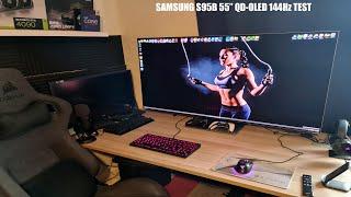 Samsung S95B QD - OLED 4K 144Hz Test | NVIDIA RTX 4090