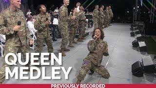 The U.S. Army Voices and Downrange perform a medley of hits by @Queen