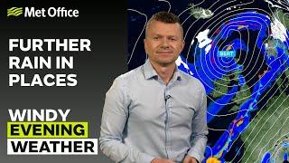 24/11/24 - Blustery showers in northwest -  Evening Weather Forecast UK – Met Office Weather