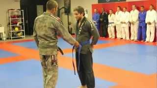 Jarryd Gordon gets his Blue Belt