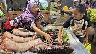 Market show : Chef pich buy snakehead fish and ingredients to cook 3 recipes - Cooking with Sreypich