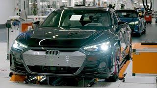 Audi e-tron GT 2021 - ПРОИЗВОДСТВЕННЫЙ ЗАВОД в Германии (вот как это сделано)