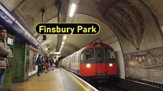 Tube Station Finsbury Park - London  - Walkthrough 