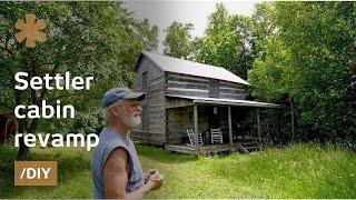 Joy of rebuilding a settler cabin log-by-log on MN homestead