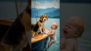 Beagle Spots Baby About to Fall Off a Yacht — What Follows Is Incredible
