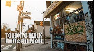 Dufferin Mall & Corner Store shopping  - Toronto Walk