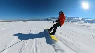 High speed Flims/Laax Vorab to Sogn Martin on slope 34 and 38