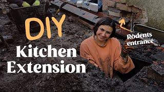 Nightmare DIY Kitchen Extension. Building Our Dream Home by Hand