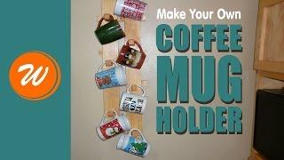 DIY Coffee Mug Rack