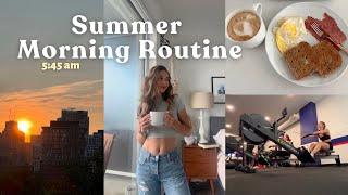 SUMMER MORNING ROUTINE 5:45am ️ Productive and Realistic