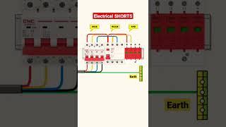 MCB,RCCB,SPD CONNECTION CIRCUIT DIAGRAM #electric #engineering #electrician #mcbox #rccboxing #volt