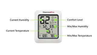 ThermoPro TP50 Temperature and Humidity Monitor Introduction