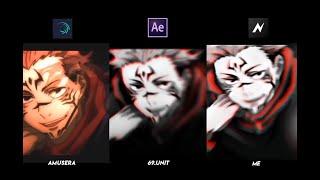 After Effects vs Alight Motion vs Node Video / unit.69 remake(ig) 