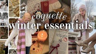 coquette winter essentials *clothing, books, & more* ️🩰