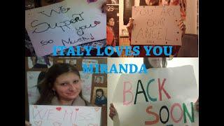 Italy Needs You Miranda! Message from the italians cosgrovers