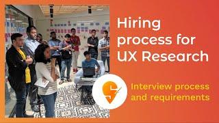 Hiring process for UX Research – Whiteboard.fm Clips