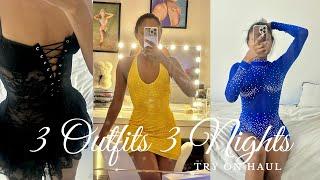 OMG  3 OUTFITS 3 NIGHTS  PRETTYLITTLETHING, OH POLLY, SHEIN | NEW YEARS OUTFITS TRY ON HAUL