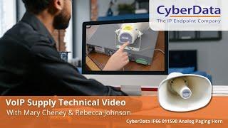 CyberData IP66 011590 Analog Horn and SIP Paging Amplifier Walkthrough | VoIP Supply