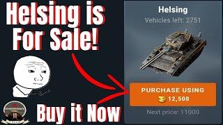 HELSING IS IN THE BLITZ AUCTION IN WOTB! BUY IT NOW!