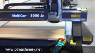 MultiCam 3000 Series 4x8 CNC Router with auto tool changer