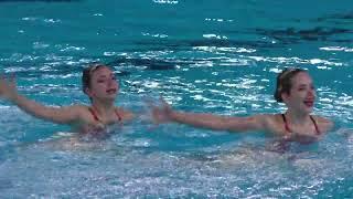 Artistic Swimming Duet Free 2024-Great Britain