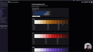 Color ramp adjustments for dark mode