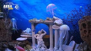 Силиконовые медузы в аквариуме / Jellyfish in aquarium