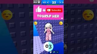 The Music Makes This Roblox Obby 10x Harder!  #shorts #roblox #robloxshorts