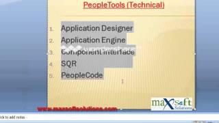 Peoplesoft classes Online | online it training |online courses