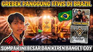 GREBEK PANGGUNG FFWS GLOBAL DI BRAZIL  !! SUMPAH CUY INI KEREN BANGET SAMPE MERINDING 