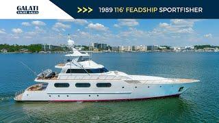 1989 116' Feadship Sport Fisher Yacht For Sale "Boss"