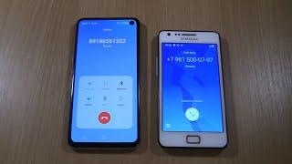 Incoming call & Outgoing call at the Same time Samsung Galaxy S10E +S2 Android 11