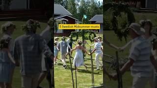 5 Swedish Midsummer musts