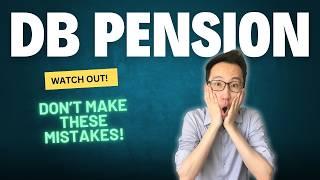 Pay attention to your Defined Benefit pension plan!!