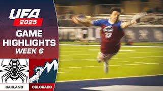 Oakland Spiders at Colorado Summit | FULL GAME HIGHLIGHTS | May 30, 2025