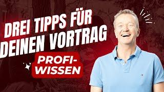 Professionell Präsentieren: 3 Tipps für Deinen Vortrag!