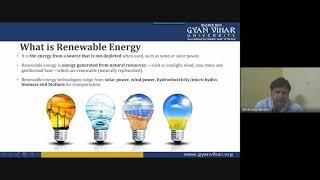 RET (Lect-1) RENEWABLE ENERGY BASICS: INTRODUCTION